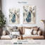 Blue Rhizome Deer Bust-106964211