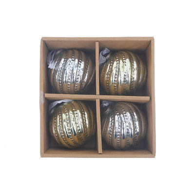Ornement boule tourbillonnante