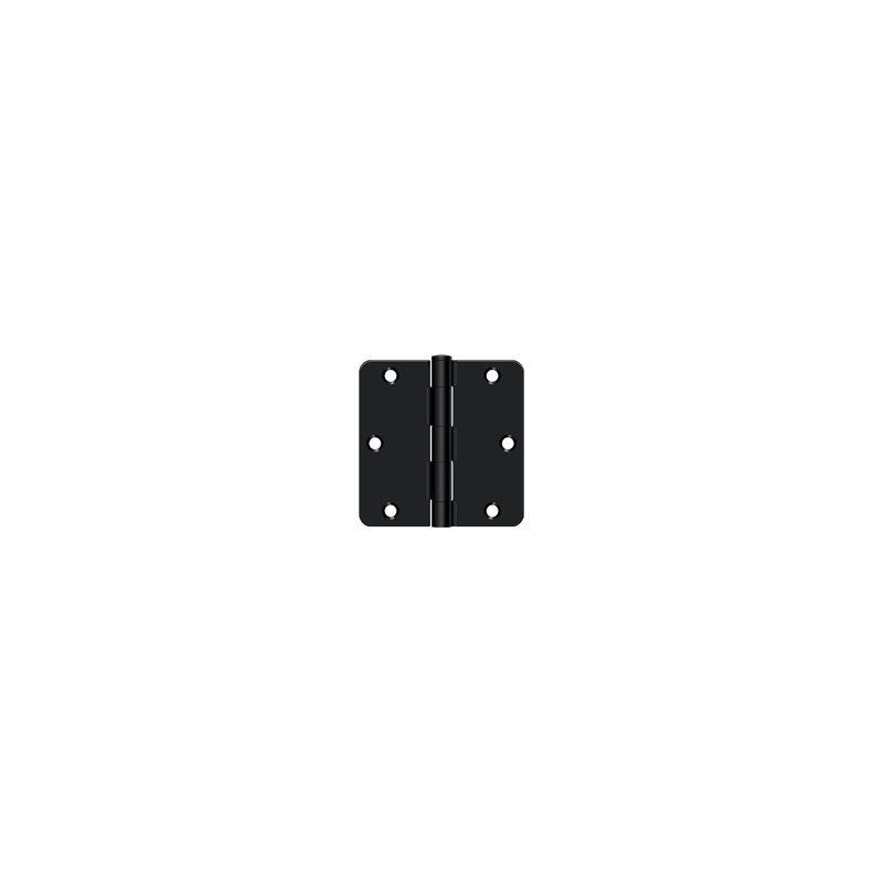 Steel Hinge, Paint Black