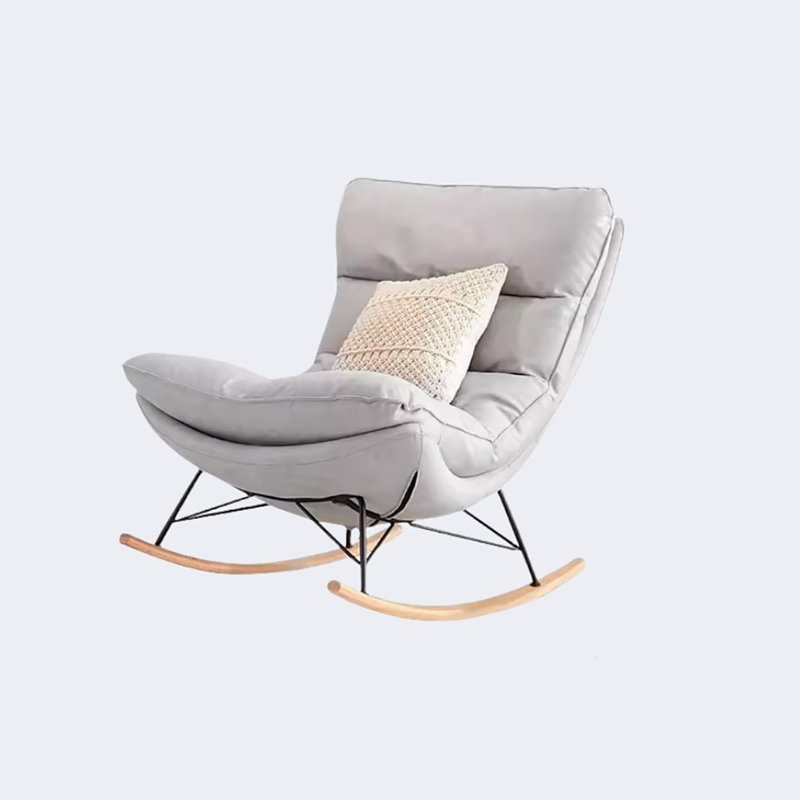 Fauteuil à bascule Nordic, Gris