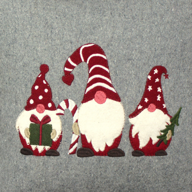 Oreiller Home Collection par Raghu Holiday Gnomes