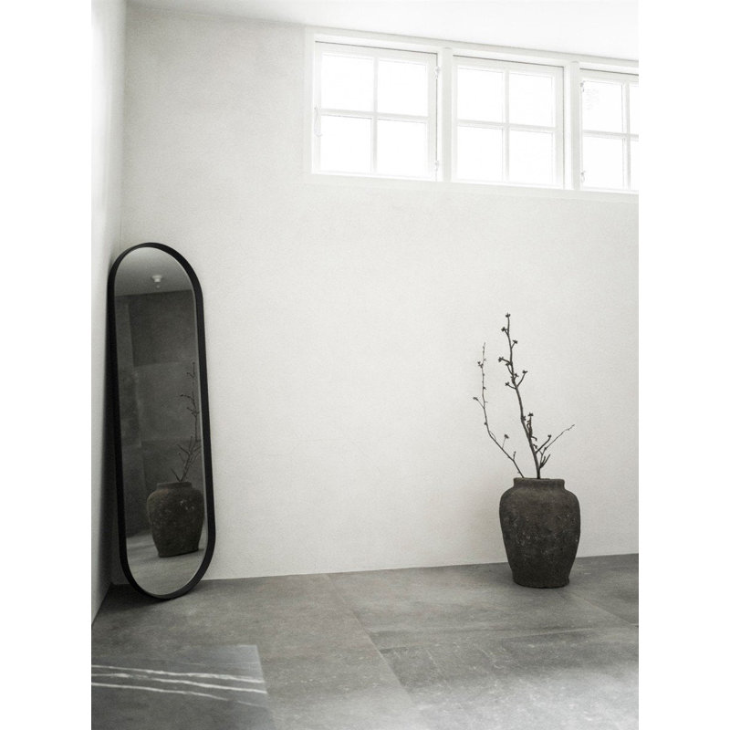 New Norm Decor Metal Mirror, Black