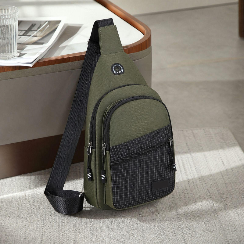 Sac à bandoulière multipoches avec panier de rangement Cattail, idéal pour les déplacements quotidiens, les voyages, la randonnée et le shopping. Parfait pour les déplacements, les voyages et les activités de plein air.