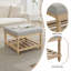 Ensemble de 3 tables basses et table de bout avec rangement Gladis-114866250