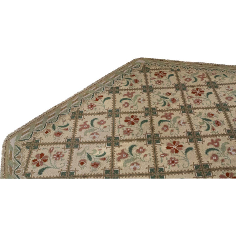 Wool Floral Area Rug