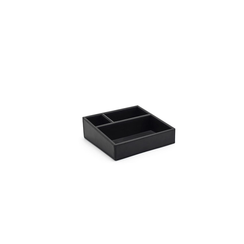Plateau de rangement pour bijoux London, Noir
