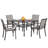 Patio Dining Set with Square Table