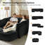 Taneiqua Modern 317.5cm W 6 Seater Chenille Sofa with Modular Design-944173787