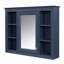 Armoire à pharmacie rectangulaire en panneau de fibres à densité moyenne 35 po avec miroir et 6 tablettes ouvertes-131527467