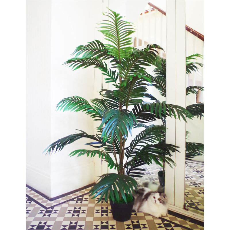 140cm Faux Palm Plant in Pot Liner