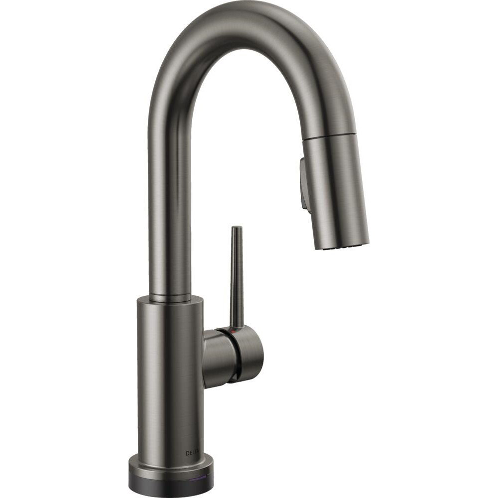 Trinsic Pull-Down Touch Bar Faucet, Black Stainless