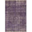 Tapis en laine mauve noué à la main de style années 1990 de conception unique 6 pi x 9 pi 1 po Finlo