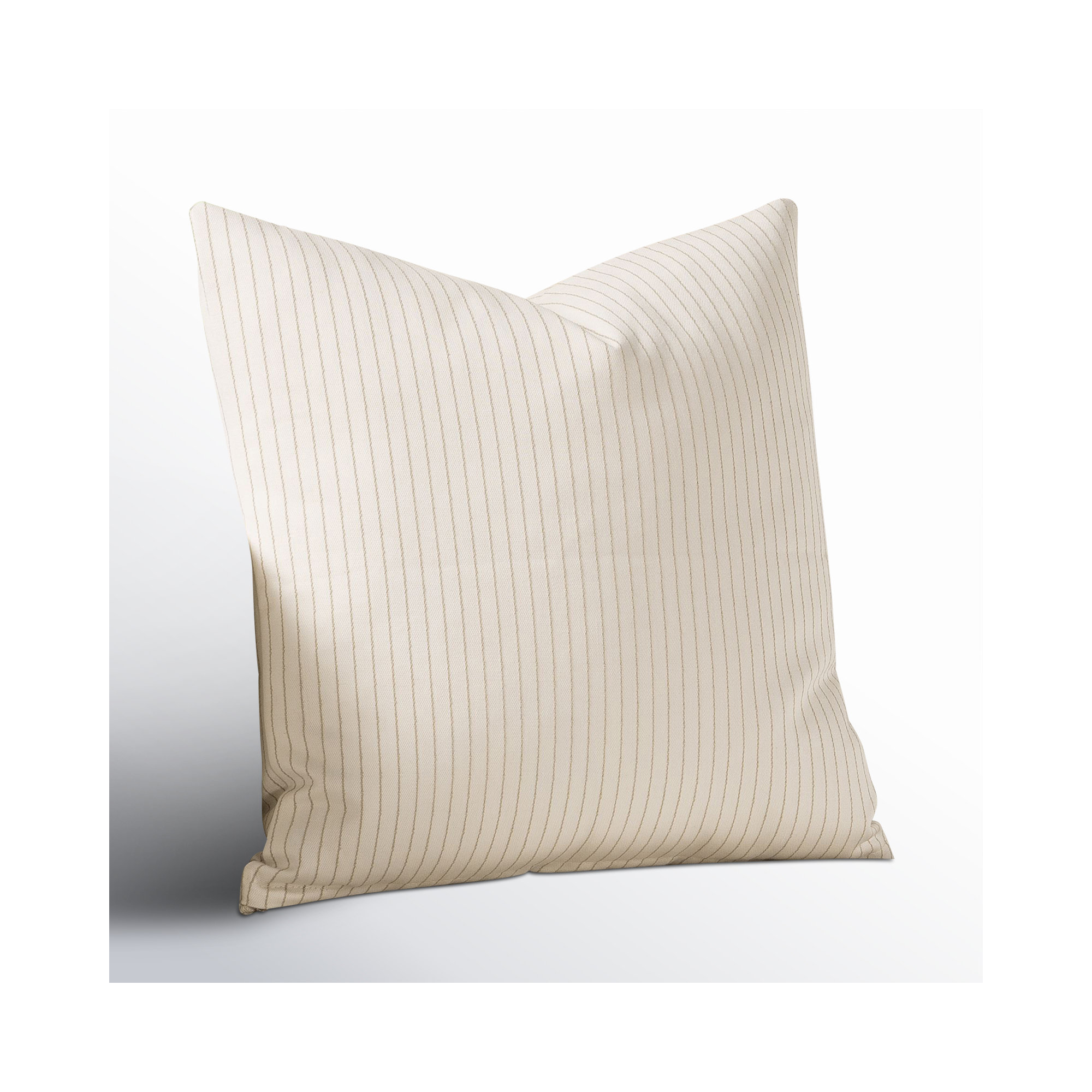 Hadwyn Geometric Cotton Throw Pillow, Fawn, Feather, Square 20"