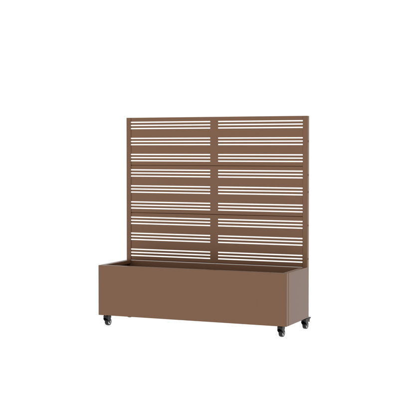 Planter Box, 120cm H x 120cm W x 40cm D, Black