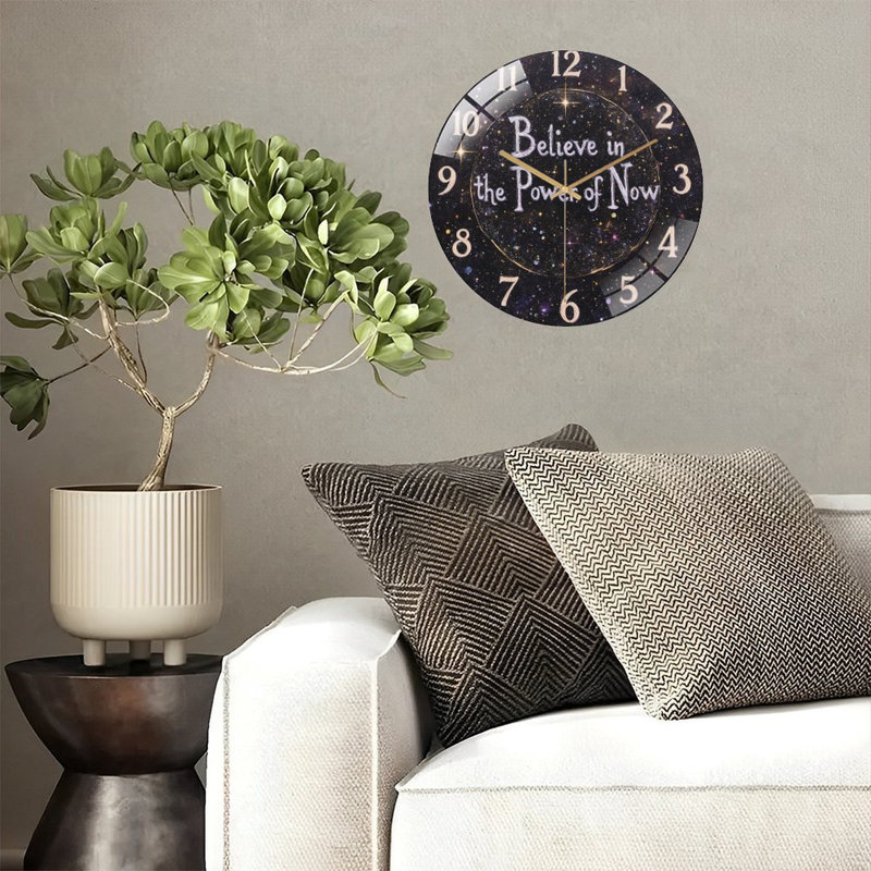 Horloge murale inspirante 12 po