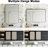 Lunara 1.18" Deep Rounded Corner Rectangular Bathroom Wall Mirror with Premium Tempered Glass & Aluminum Alloy Framed-681085383-681096522