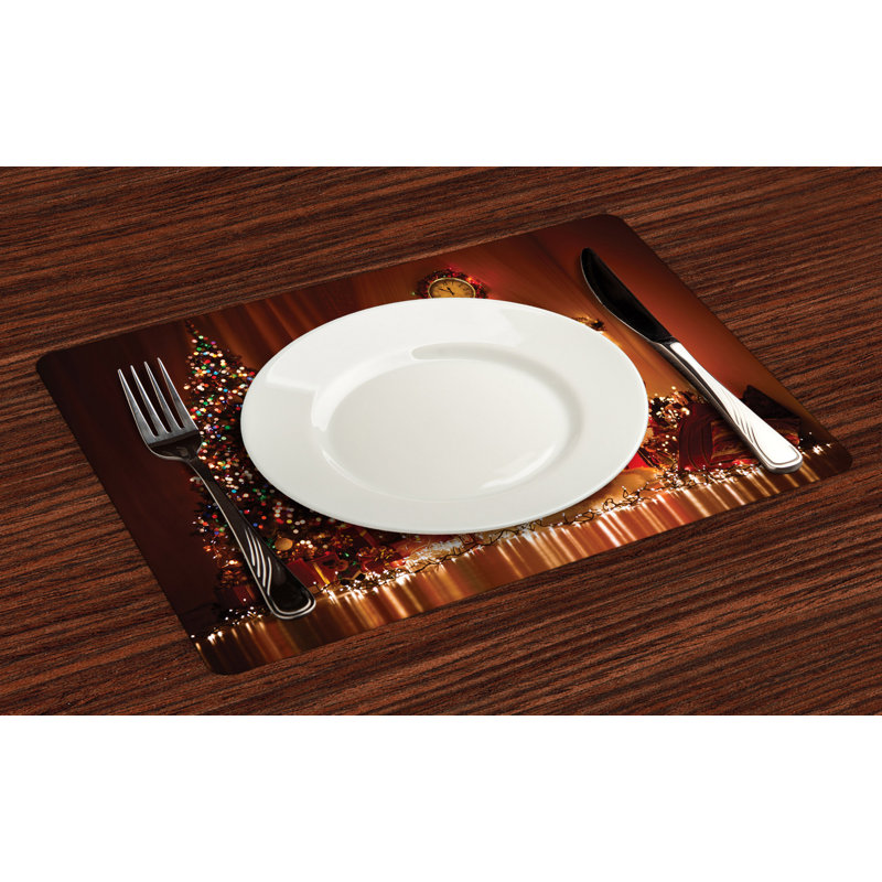 Georgianna Christmas Romantic New Year Placemat