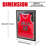 MUKE 23.6'' W 1.77'' D PVC Jersey Case