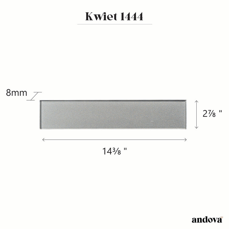 Kwiet 3“ x 14” Subway wall tiles, Liberté