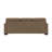 Darya Brown Suede Fabric Sofa W/4 Pillows