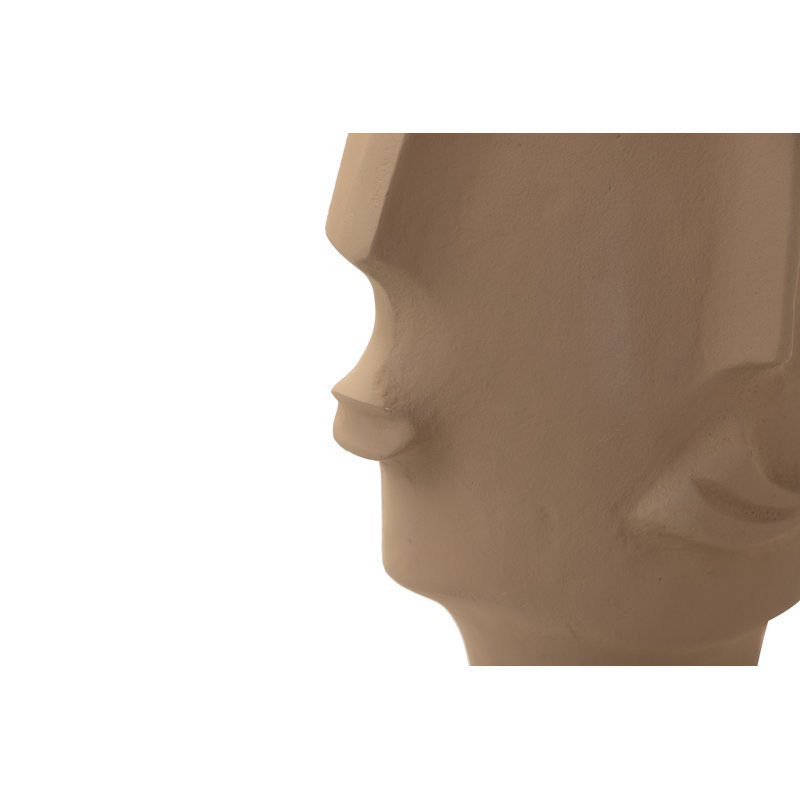 Aluminum Table Vase, Beige