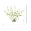 Cherry Blossom and Hydrangea Arrangement in Ceramic Vase