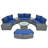 10-Piece Outdoor Sectional Sofa Set-1999965489