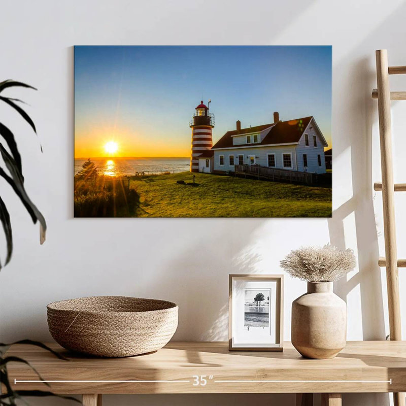 Phare Aletra West Quoddy, H 16 po x l 24 po