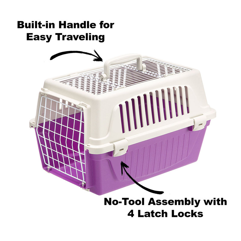 Sac de transport pour chiens et chats Ferplast Atlas, H 14,57 po x l 12,6 po x P 22,8 po, Mauve