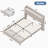 Upholstered Storage Bed with 2 Drawers and Storage Headboard -2074587206-2074587203