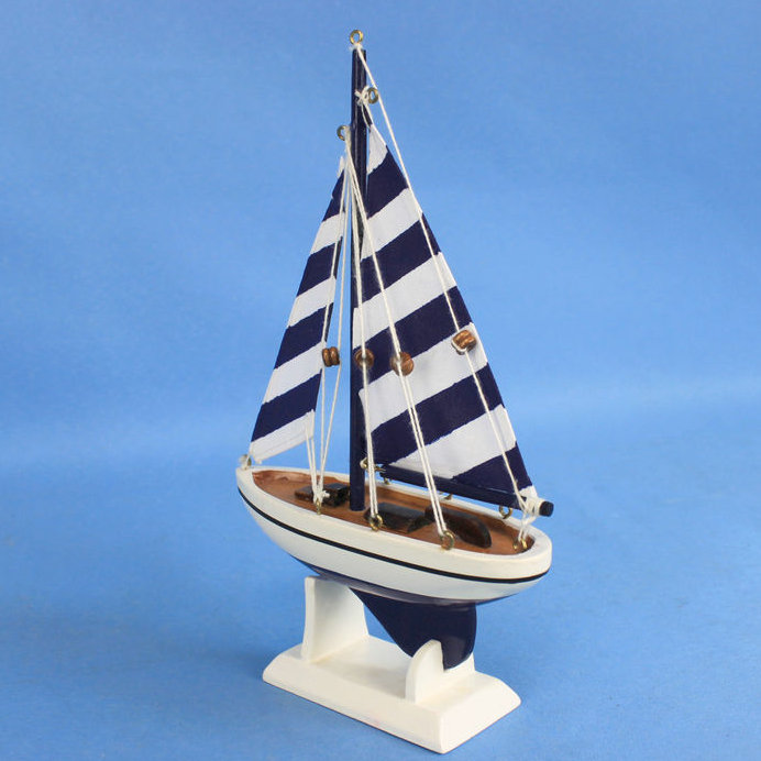 Model Car Or Vehicle, Blue Stripes, Blue/White