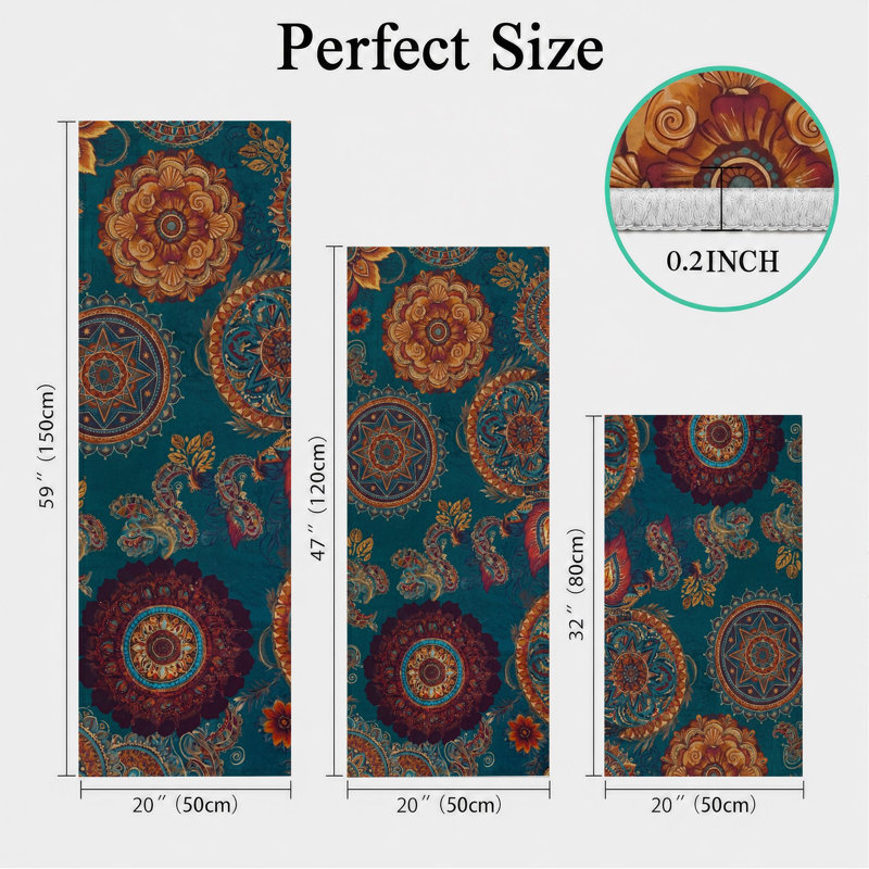 Tapis de cuisine Mandala