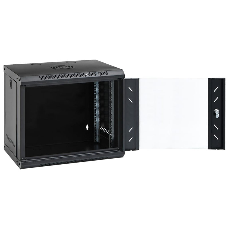 Armoire réseau Lanasha Inbox Zero, Noir