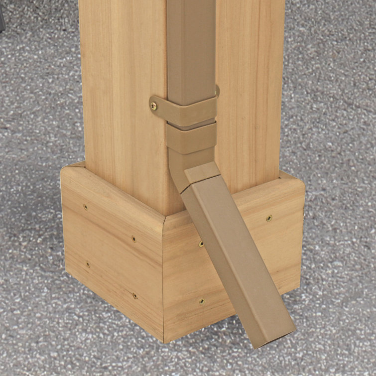 Yardistry Rain Gutter Kit for The 12 x 12 Meridian Gazebo