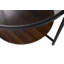 Akilia Floor Shelf Coffee Table with Storage and Glass Top