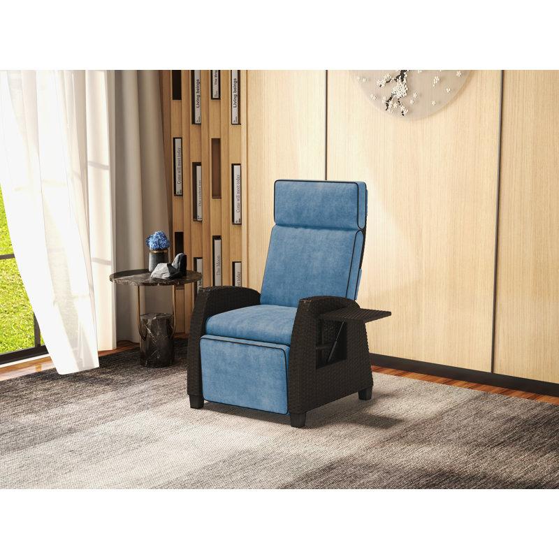 67.1cm Wide Wall Recliner Reclining, Blue
