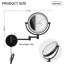 8 po X P 8 po Miroir de maquillage H-97836027