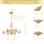 Lustre en cristal 6 lumières Jazayvion