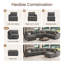 Grand canapé modulaire en U avec repose-pieds Anureet-1886304031-1922608402