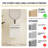 Ilkar 18'' Wall Mounted Single Bathroom Vanity With Ceramic Vanity Top-841258504