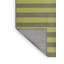 Machine Washable Horizontal Stripes Green Area Rug-994622904