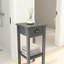 Table de bout à 2 niveaux avec tiroir et tablette inférieure, table d'appoint étroite pour le rangement dans le salon, ensemble de 2