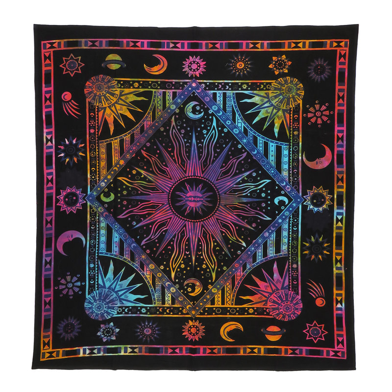 Tapisserie hippie en coton