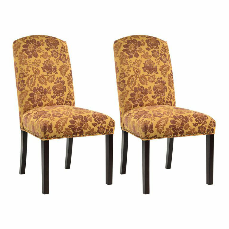 19'' H Upholstered Dining Chair, Cortland Honey