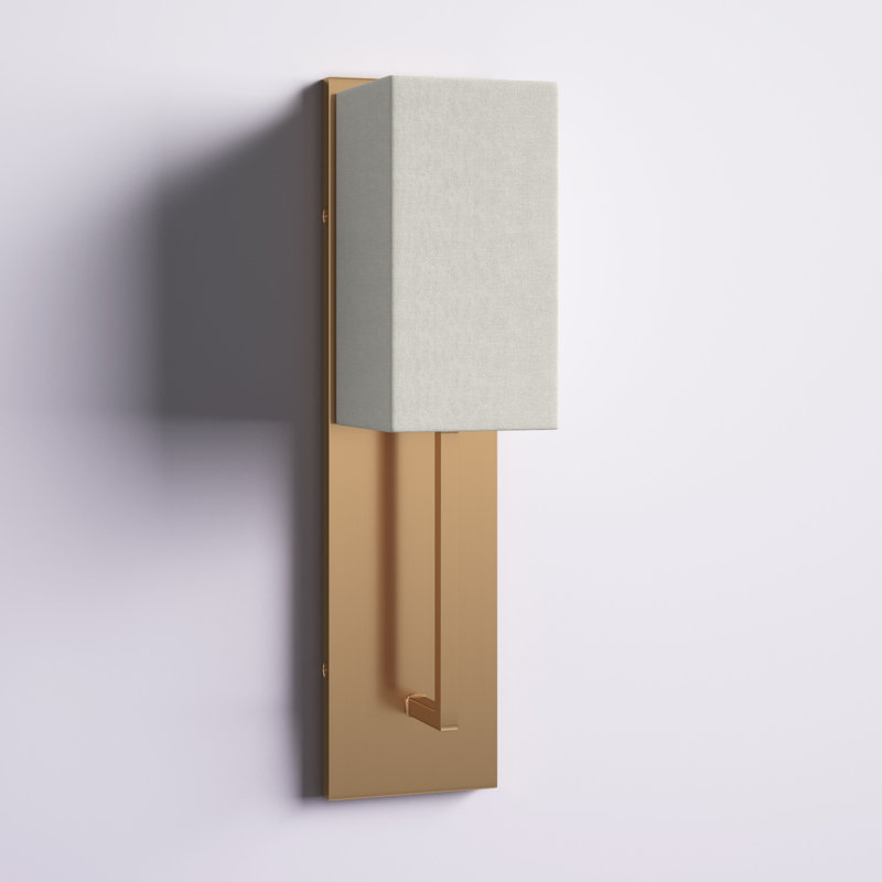 Kaitlin Armed Sconce, Burnished Brass