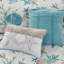 Ensemble d'édredon en coton 7 pièces - motif côtier avec coquillages imprimés, étoile de mer, coraux, sarcelle, ensemble avec style-127366223-127366224