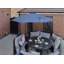 Adesubomi 300cm Lighted Cantilever Parasol-1166296023