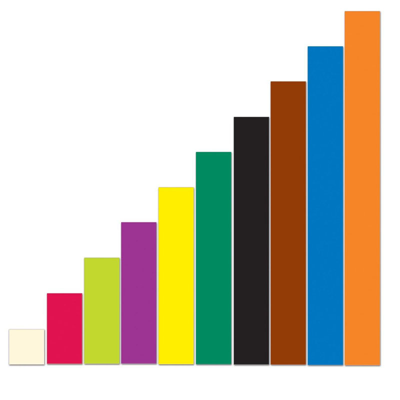 Tiges de cuisenaire magetic