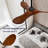 Solid Wood Ceiling Fan, Outdoor, 3 Blade, No Light, Walnut, for Patio Living Room Bedroom Porch, Remote Control, Water Resistant-1771129130-1771129128-1771129141