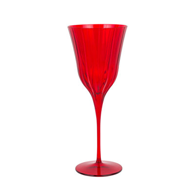 Verre d'eau rouge Natalia